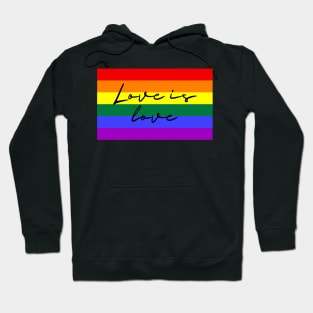 Rainbow pride love winds LGBTQ ally Hoodie